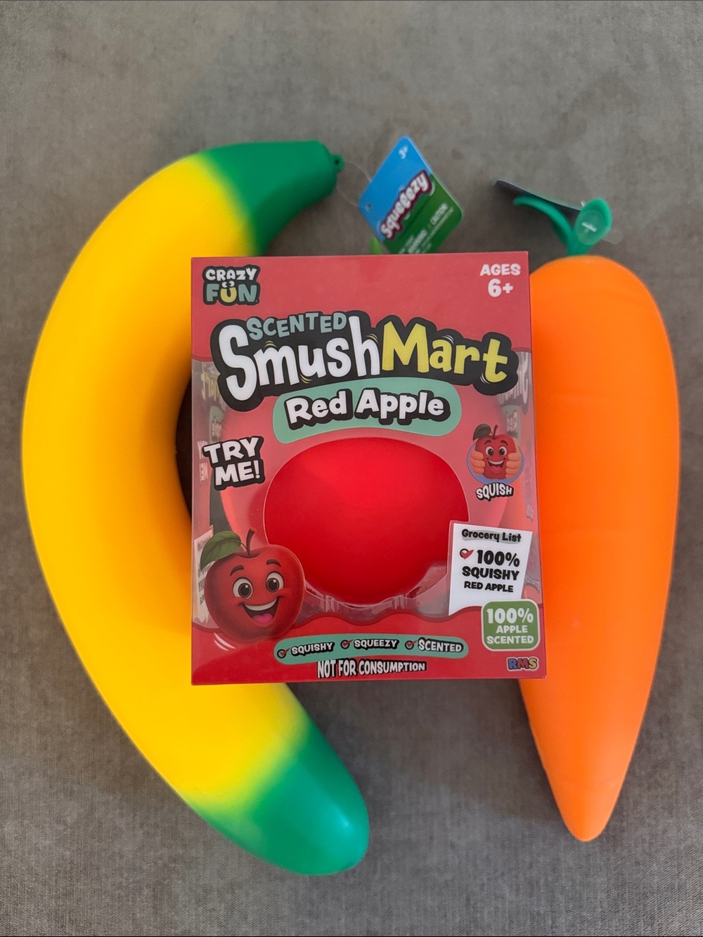 SmushMart Red Apple, Sunny Days Squeezy Banana & Carrot | New